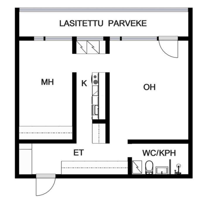 Scandinavian 2-Rooms Apartment City Center Хелзинки Екстериор снимка